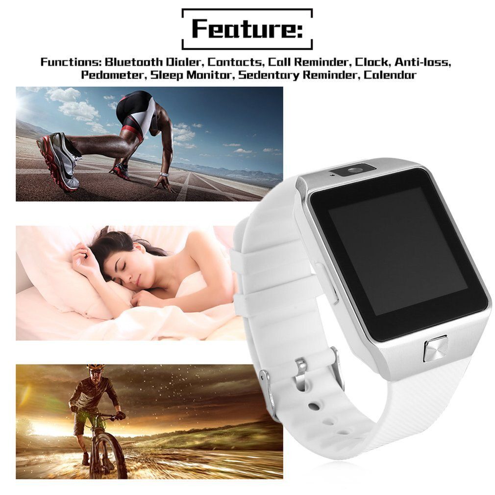 Smartwatch DZ09 Smart Watch Support TF Card SIM Camera Sport Bluetooth Wristwatch for Samsung Huawei Xiaomi Android Phone