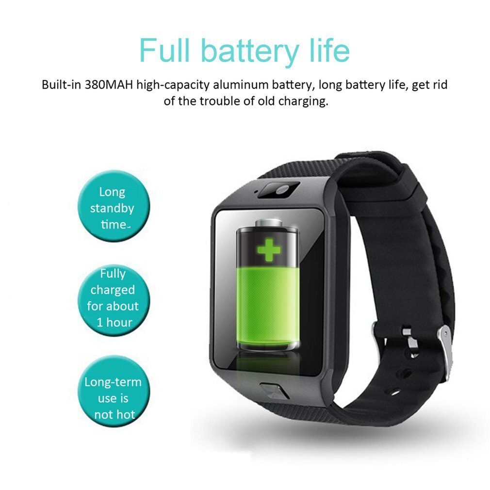 Smartwatch DZ09 Smart Watch Support TF Card SIM Camera Sport Bluetooth Wristwatch for Samsung Huawei Xiaomi Android Phone