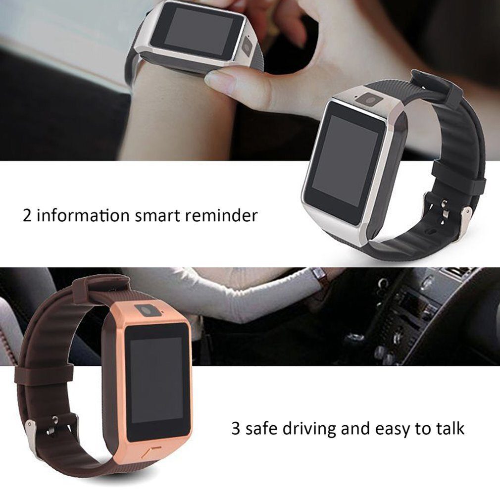 Smartwatch DZ09 Smart Watch Support TF Card SIM Camera Sport Bluetooth Wristwatch for Samsung Huawei Xiaomi Android Phone