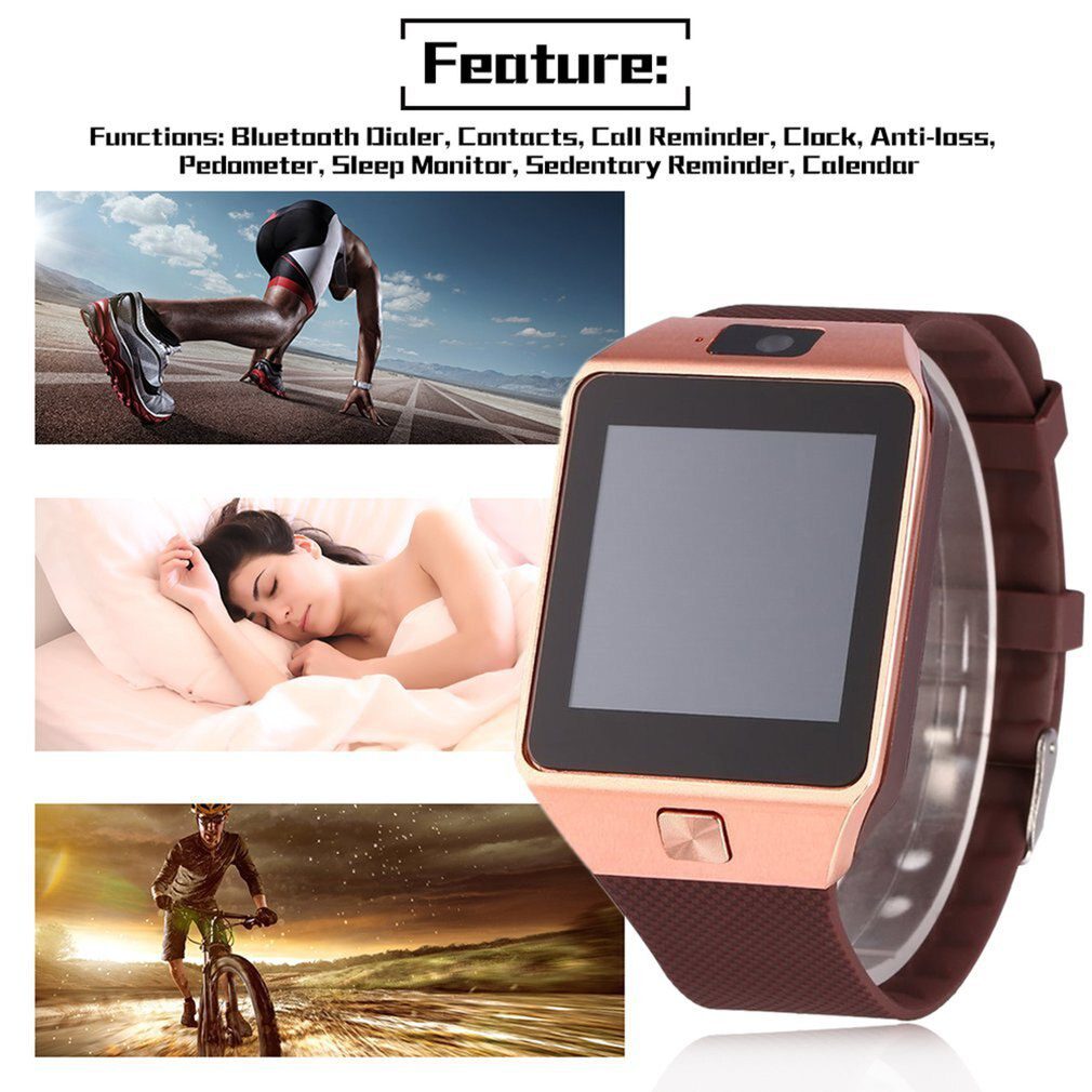 Smartwatch DZ09 Smart Watch Support TF Card SIM Camera Sport Bluetooth Wristwatch for Samsung Huawei Xiaomi Android Phone