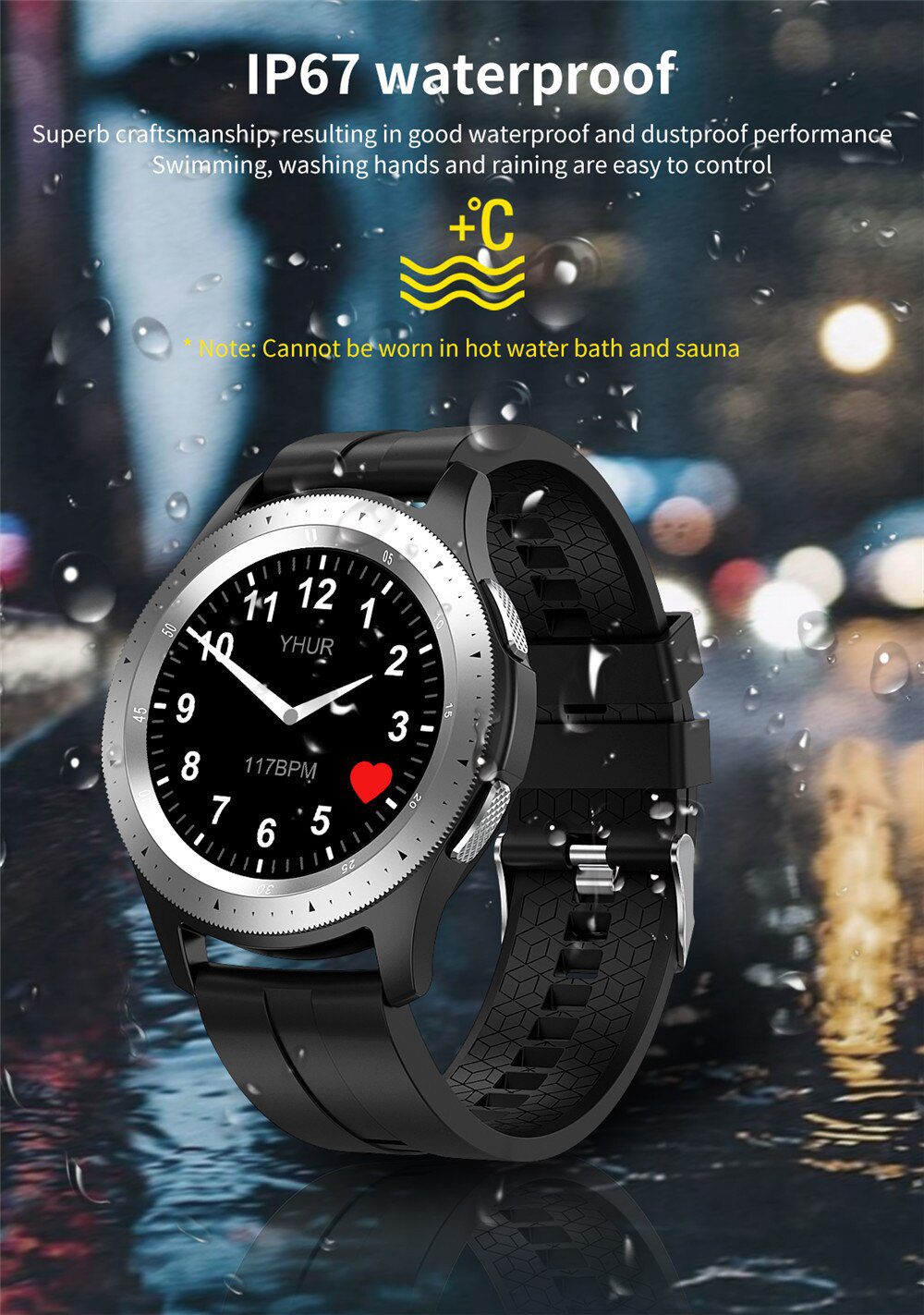 Smart Watch Men Bluetooth Call Fitness Tracker Smartwatch Women IP67 Waterproof Blood Pressure WhatsApp Clock For Android IOS