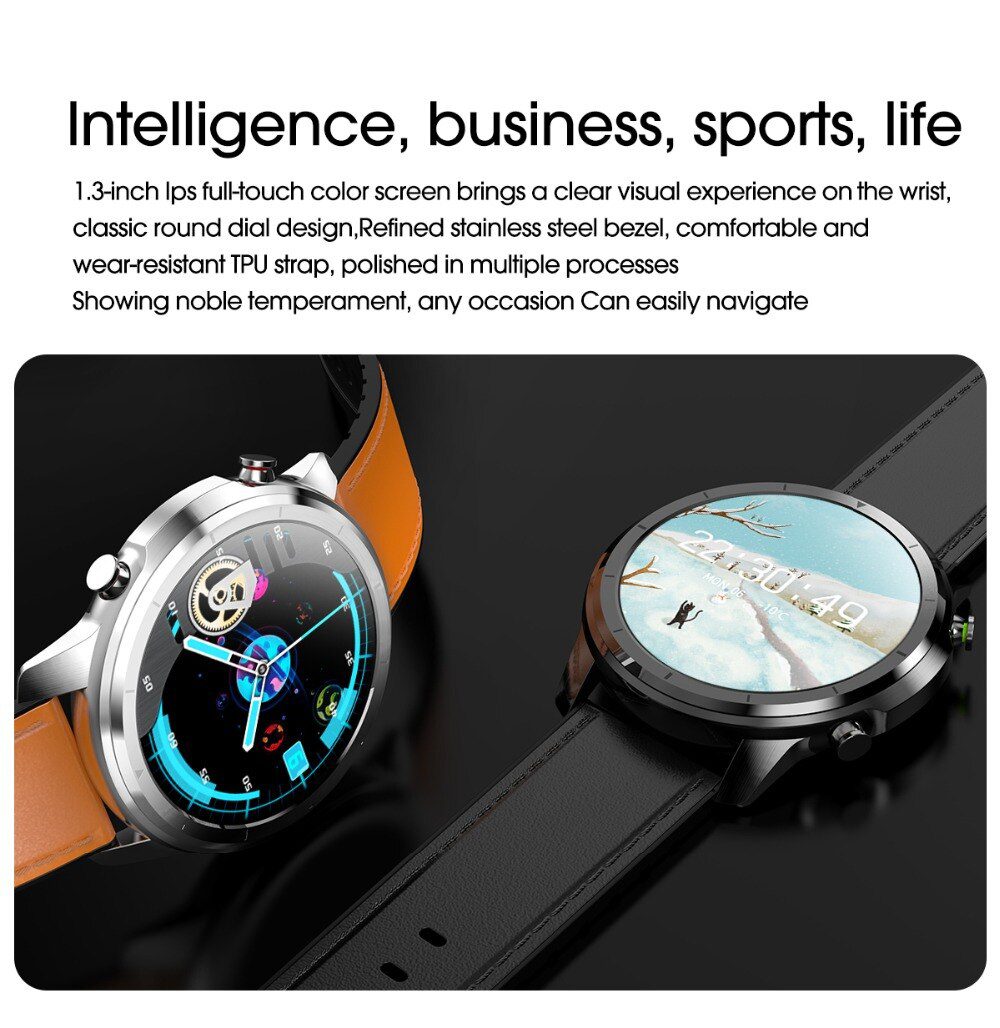 LEMFO SmartWatch Men 360*360 FUll Touch Heart Rate Monitor Sleep Test Blood Pressure PPG LF26 Smartwatch Fashion for Men