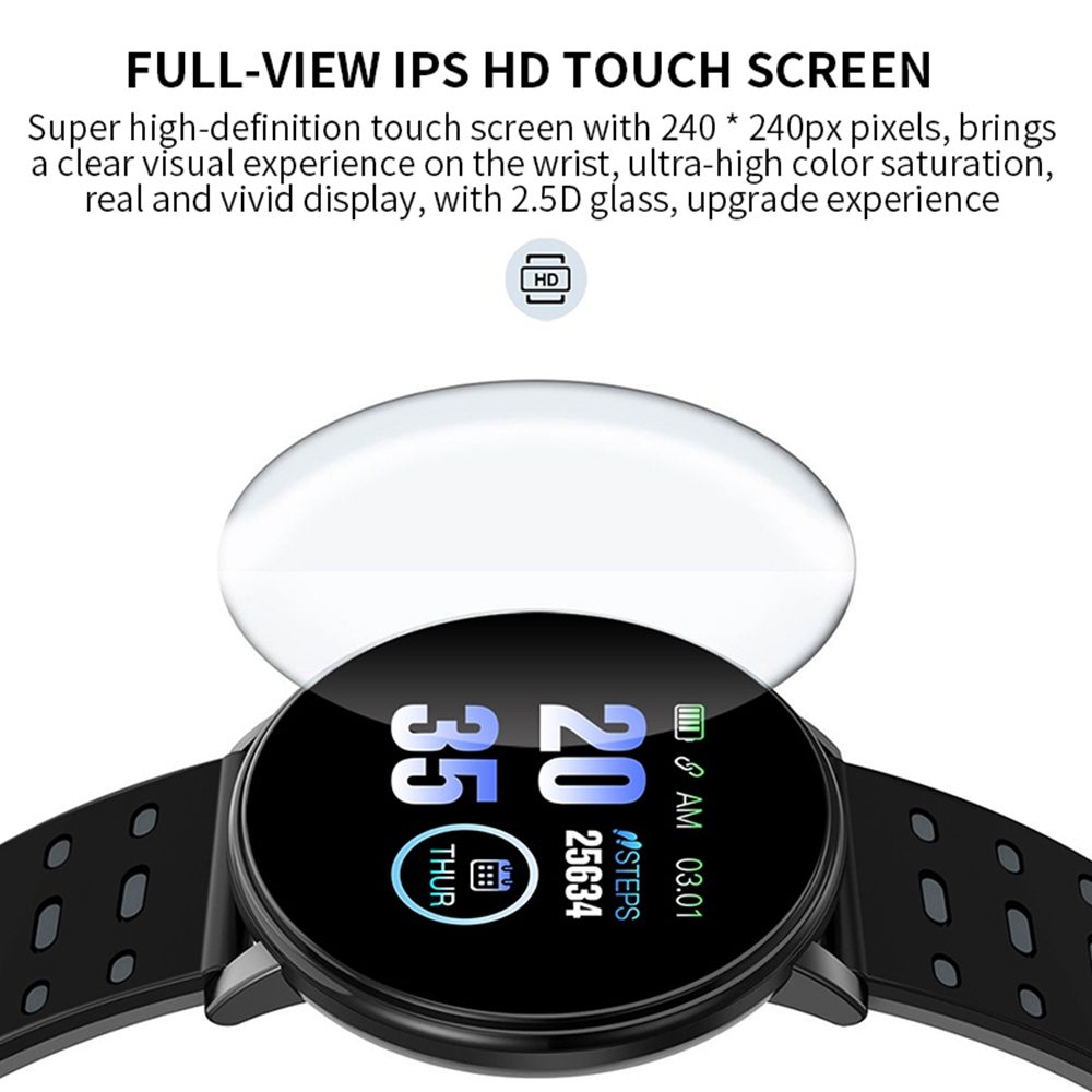 2020 Bluetooth Smart Watch Men Women Blood Pressure Smartwatch Sports Wrist Watch WhatsApp Tracker for Android IOS Smartwatch