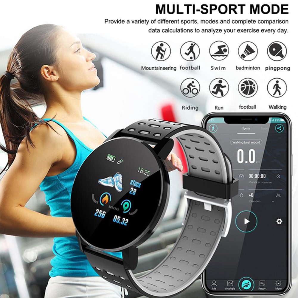 2020 Bluetooth Smart Watch Men Women Blood Pressure Smartwatch Sports Wrist Watch WhatsApp Tracker for Android IOS Smartwatch