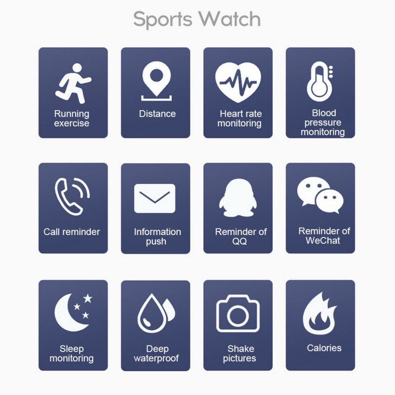 Smart Watch Sports wirstband Smartwatch Bluetooth Smart Band Heart Rate Bracelet Blood Pressure Monitor Waterproof 116 Plus