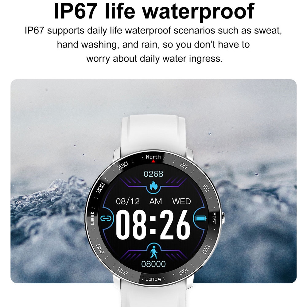 Full Touch Smart Watch Men Fitness Tracker Blood Pressure Smartwatch Women Bluetooth Electronics Smart Clock For Android IOS