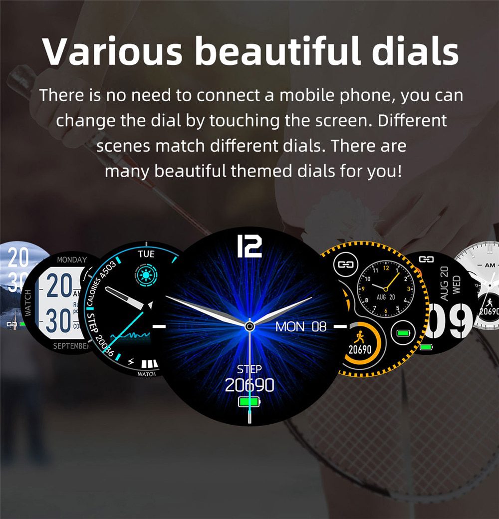 2020 Smart Watch For Men Women Pedometer Smartwatch Blood Pressure Full Touch Electronic Fitness Tracker Watch Ip67 Waterproof