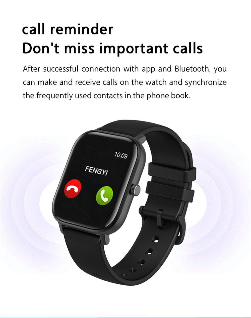 Sport Watch Smart Watch Men Women Blood Pressure Waterproof Smartwatch Bluetooth Call Heart Rate Monitor Clock For Android IOS