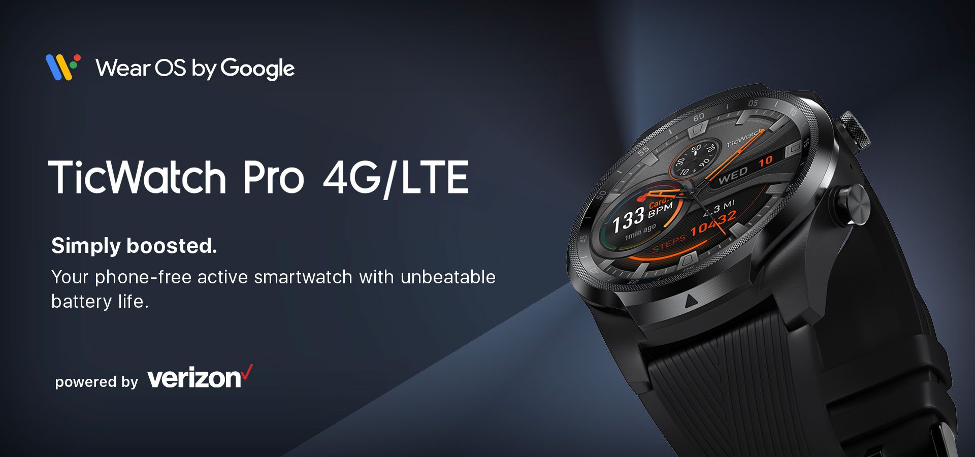 TicWatch Pro 4G/LTE US-Verizon Smartwatch for Men 1GB RAM Sleep Tracking Swim-Ready IP68 Waterproof Watch NFC Long Battery Life TicWatch Pro 4G/LTE US-Verizon Smartwatch for Men 1GB RAM Sleep Tracking Swim-Ready IP68 Waterproof Watch NFC Long Battery Life