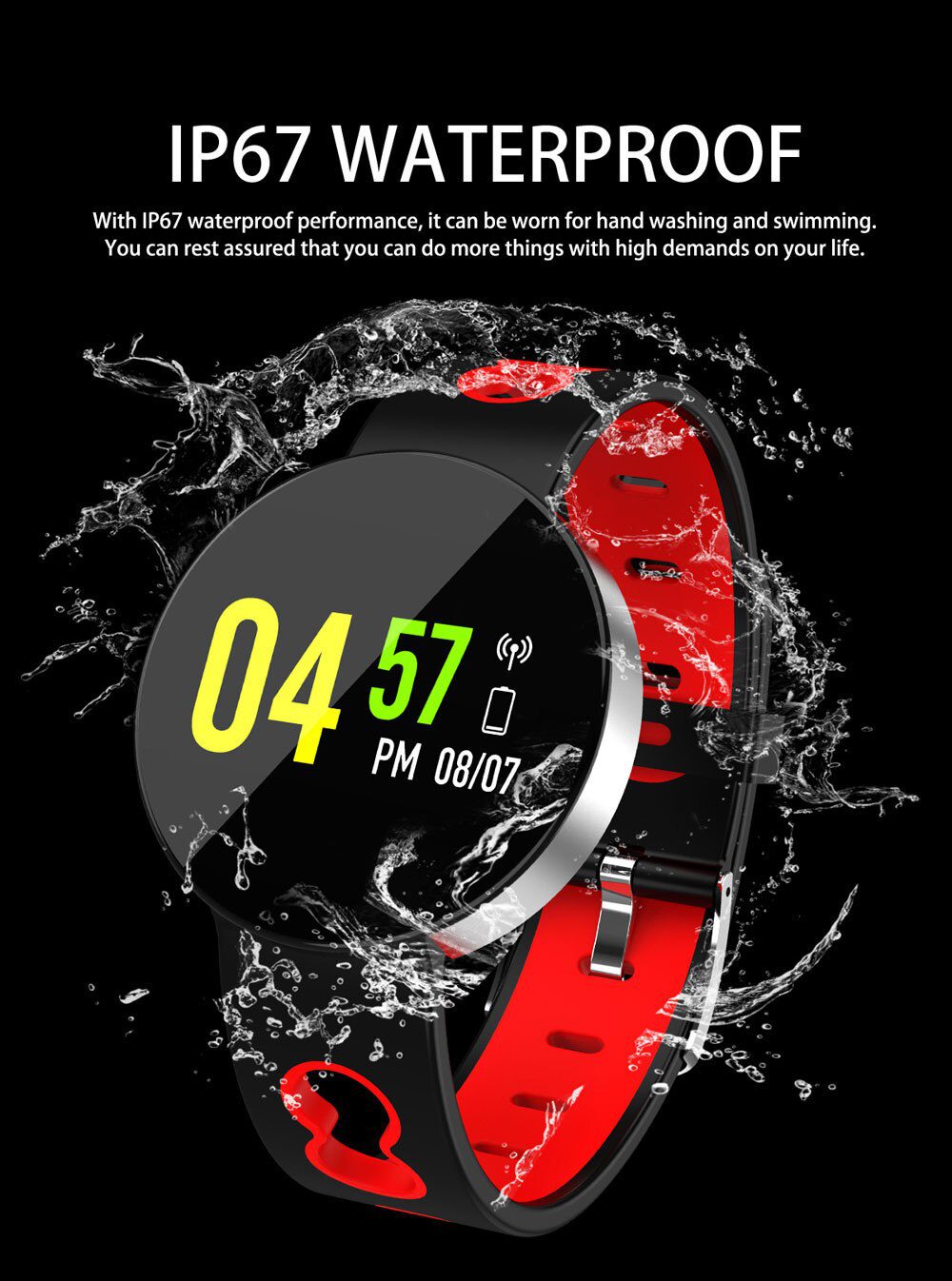 Smart Watch Men Alloy Shell Blood Pressure Waterproof Smartwatch Women Sleep Tracker Heart Rate Monitor Clock For Android IOS