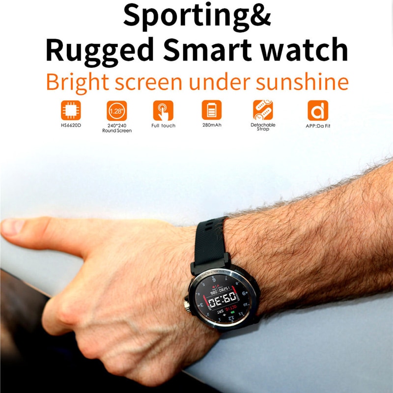 Sport Smart Watch Men Full Touch Round Screen Sleep Monitor Smartwatch Women Blood Pressure Heart Rate Fitness Tracker Watches