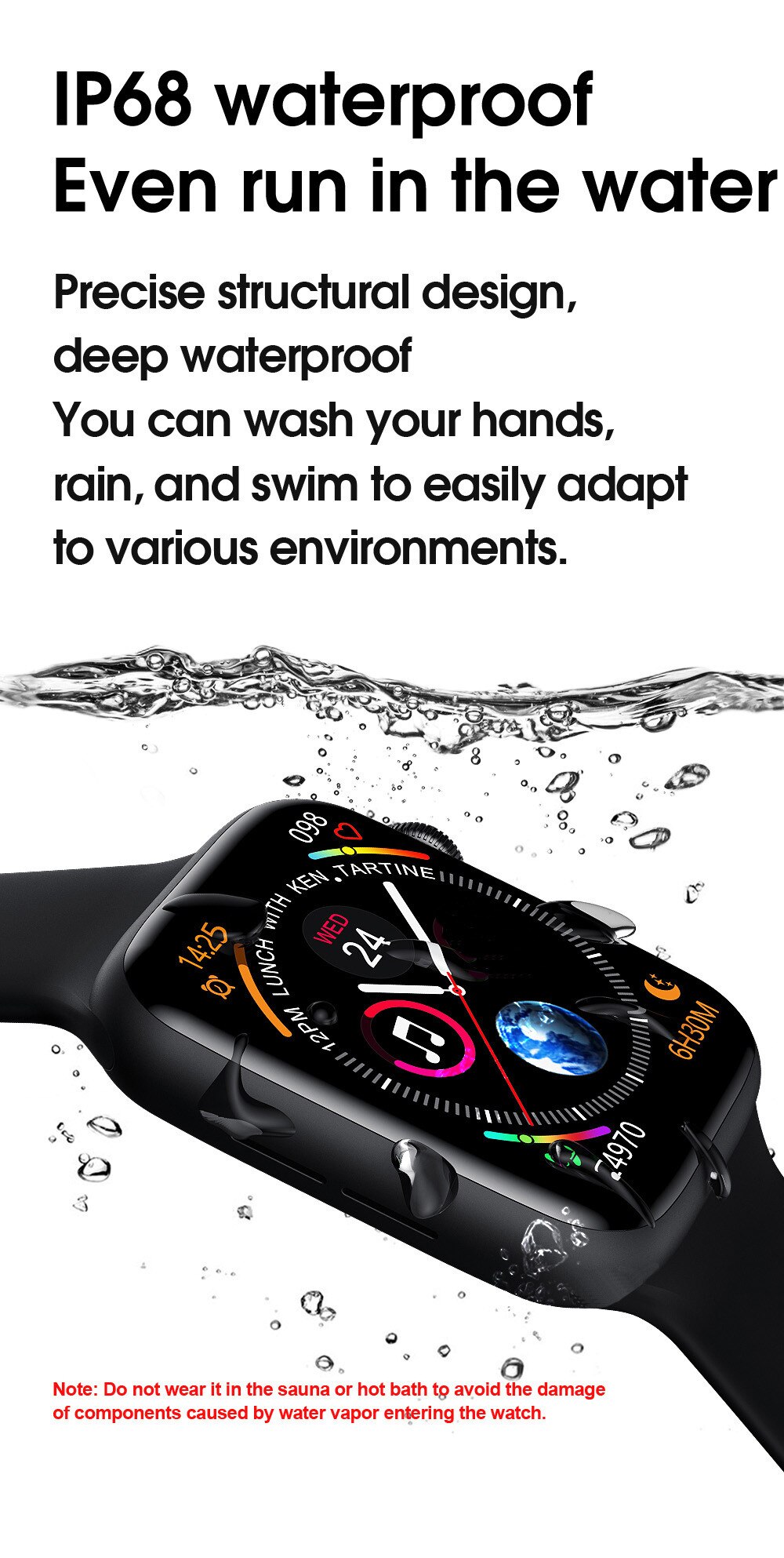 2021 New IWO W26 Smart Watch Men/Women ECG Heart Rate/Blood Pressure Monitor Clock Bluetooth Call Smartwatch For Android IOS
