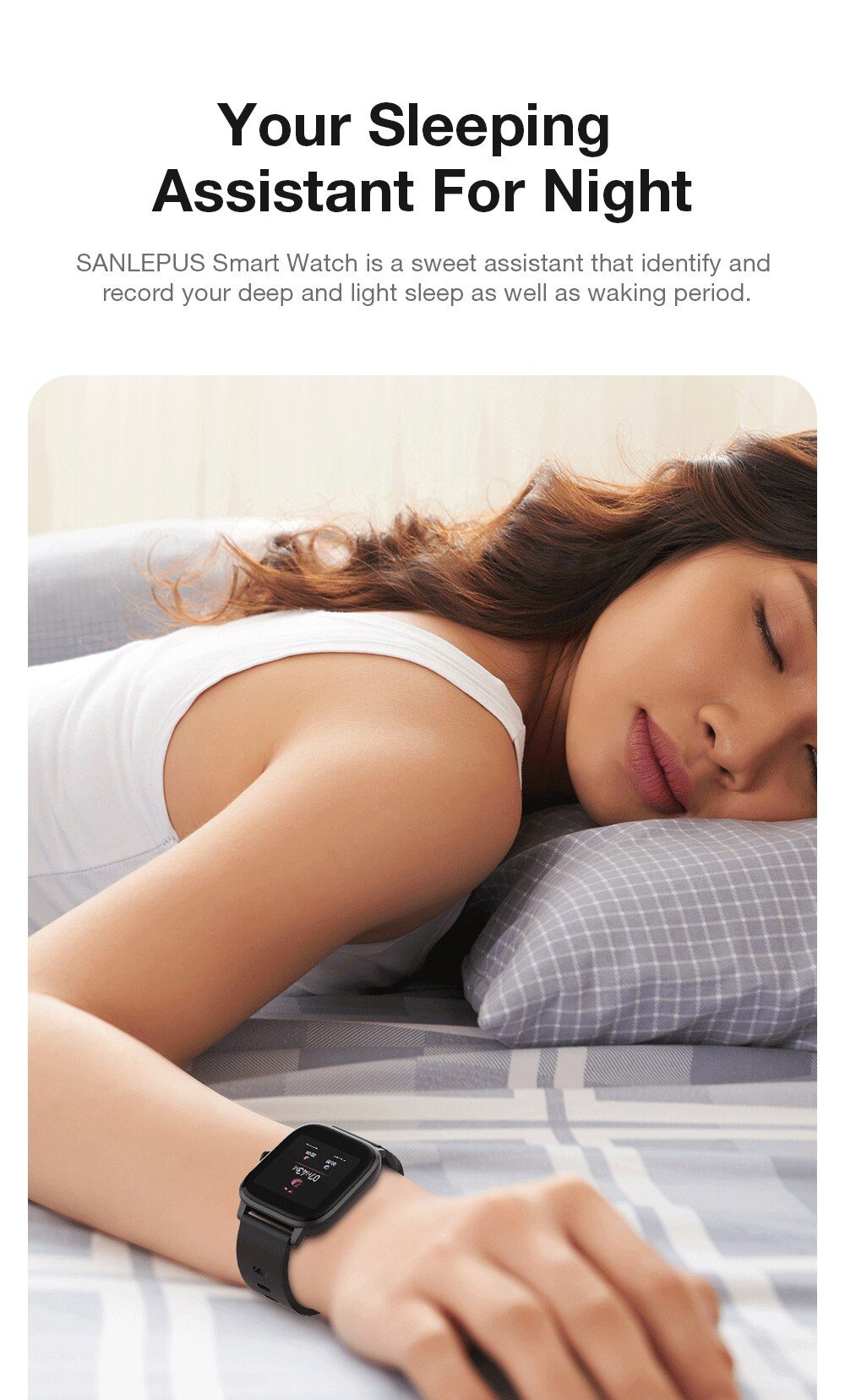 SANLEPUS Full screen touch Smart Watch Wristband Men Women Sport Watch Face Heart Rate Monitor Sleep Monitor IP67 Smartwatch SANLEPUS Full screen touch Smart Watch Wristband Men Women Sport Watch Face Heart Rate Monitor Sleep Monitor IP67 Smartwatch