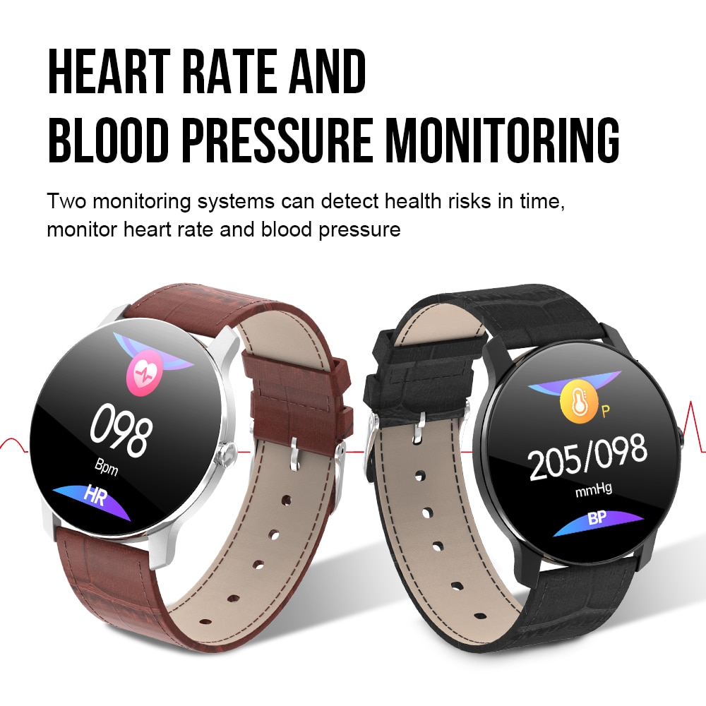 Smartwatch 2020 IP67 Waterproof Heart Rate Blood Pressure Monitoring LEMFO Men Smart Watch for Android IOS Fitness Bracelet