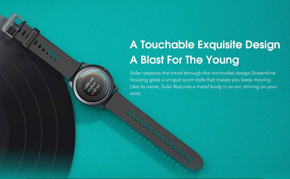 Haylou Solar LS05 Smart Watch 2020 Heart Rate Monitor Smart Bracelet Fitness Tracker Sport Smartwatch Android iOS for Men Women