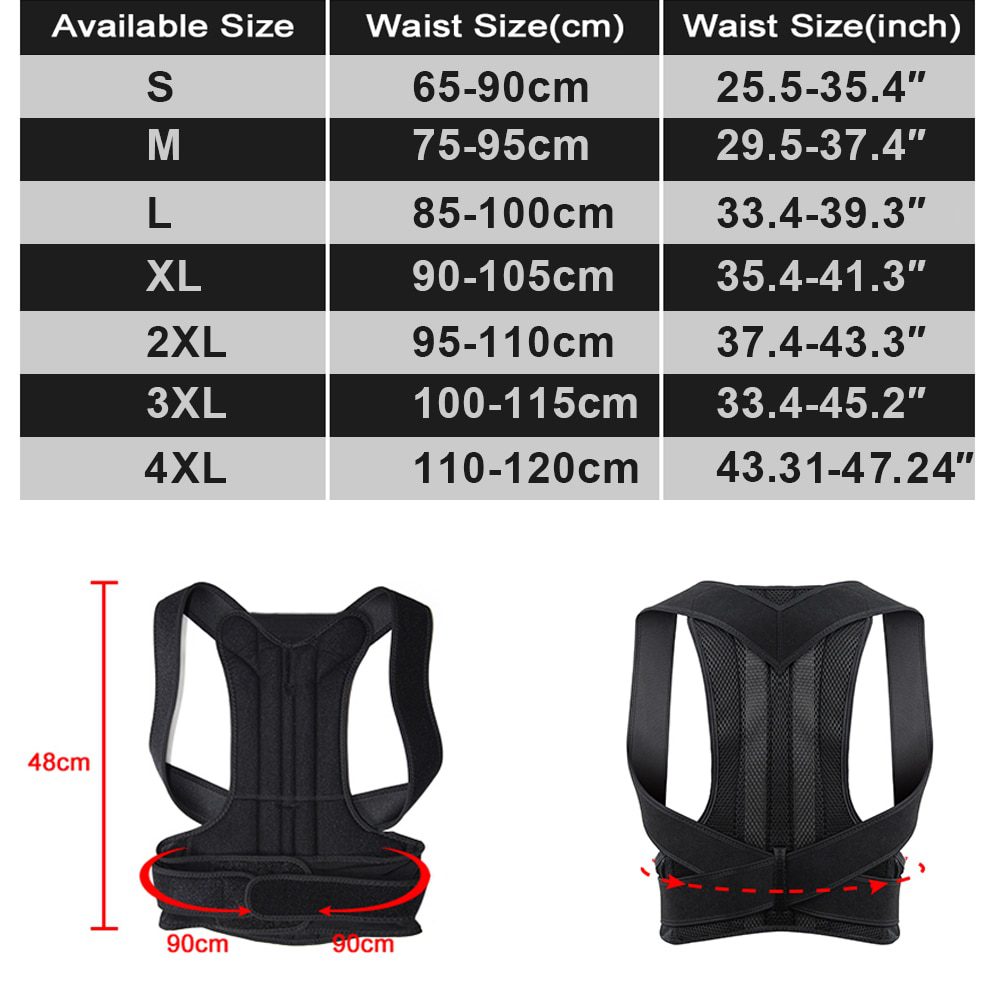 Aptoco Posture Corrector Back Posture Brace Clavicle Support Stop Slouching and Hunching Adjustable Back Trainer Unisex