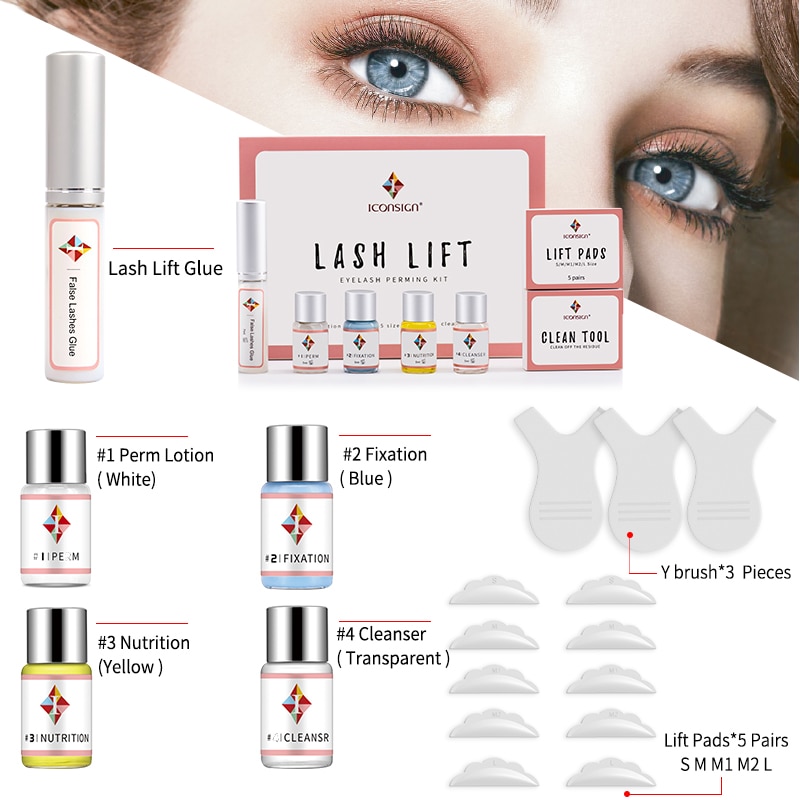 Dropshipping Lash Lift Kit Makeupbemine Eyelash Perming ICONSIGN Calia Perm Set Can Do Your Logo And Ship By Fast Shippment