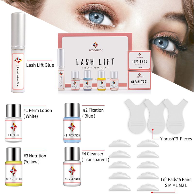 Dropshipping Lash Lift Kit Makeupbemine Eyelash Perming ICONSIGN Calia Perm Set Can Do Your Logo And Ship By Fast Shippment