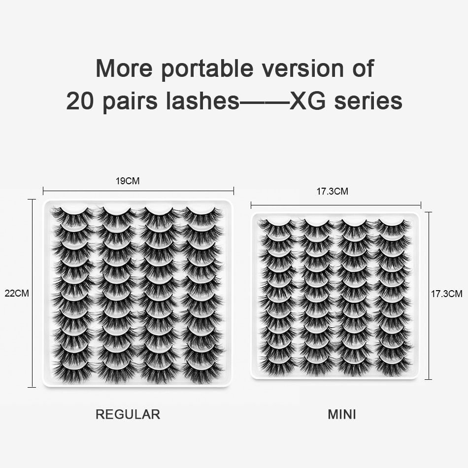 5/8/20 Pairs 3D Mink Lashes Natural False Eyelashes Dramatic Volume Fake Lashes Makeup Eyelash Extension Silk Handmade Eyelashes