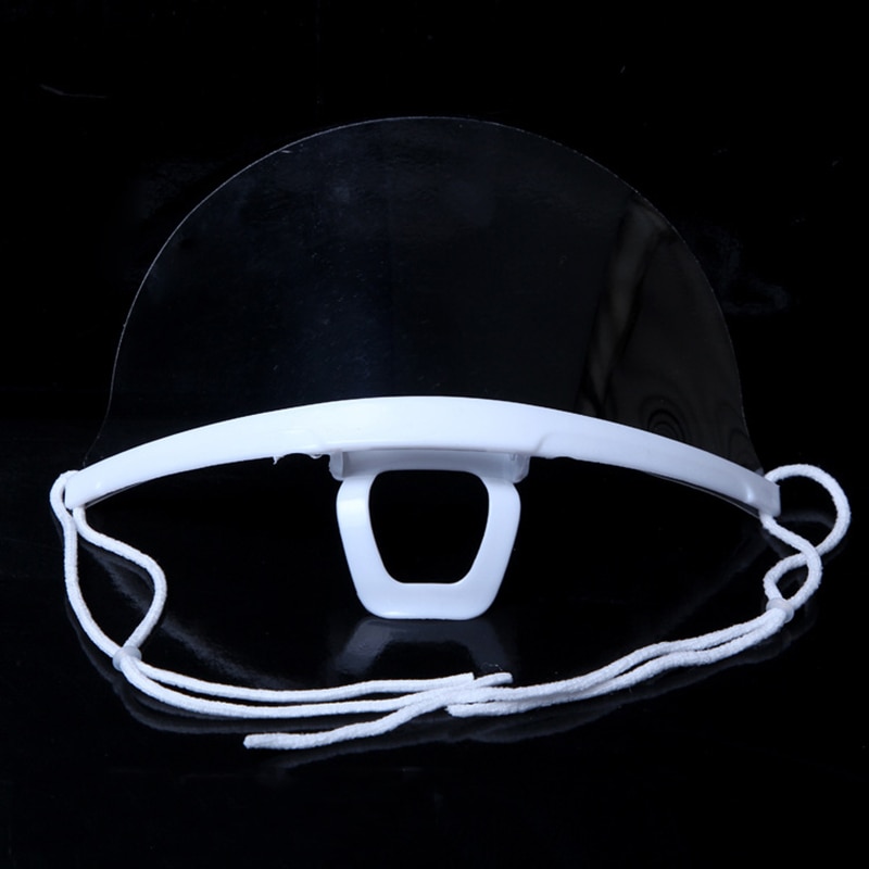 10pcs/Set Transparent Masks Permanent Anti Fog Catering Food Hotel Plastic Kitchen Restaurant Masks