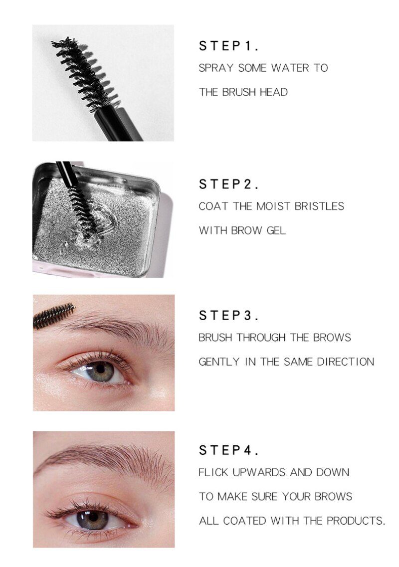 1PC 3D Feathery Brows Setting Gel Waterproof Soap Brow Makeup Kit Lasting Eyebrow Gel Women Eyebrow Tint Pomade Cosmetics TSLM2