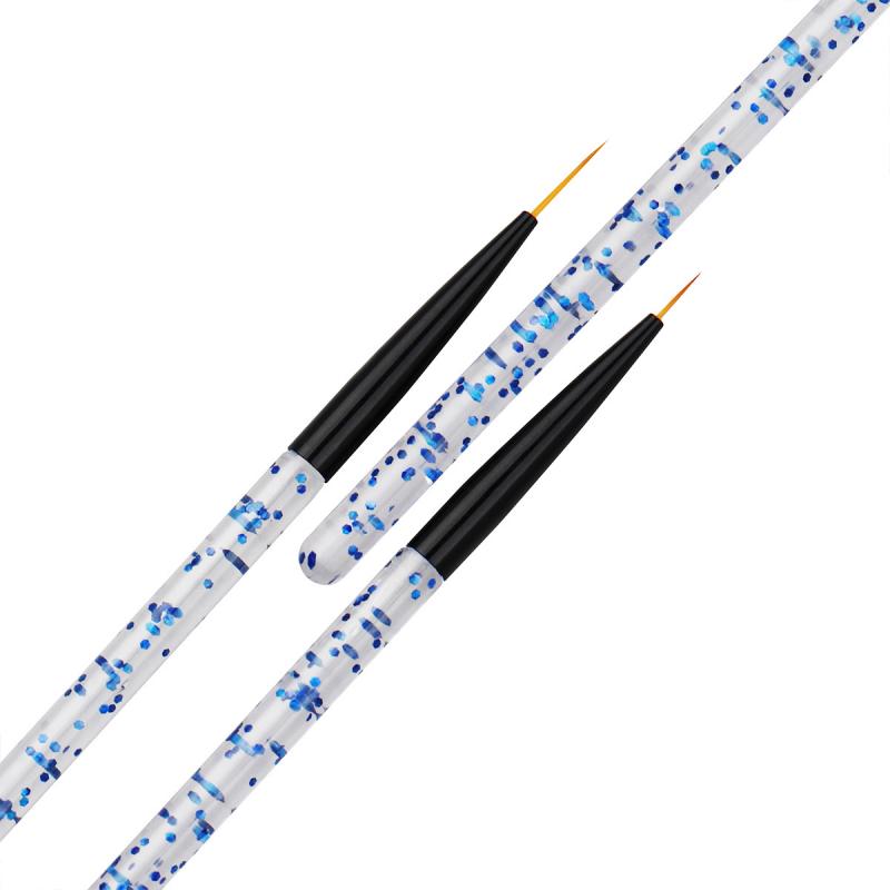 3pcs/set Nail Art Liner Painting Pen 3D Tips DIY Acrylic UV Gel Brushes Drawing Flower Line Grid French Design Manicure Tools