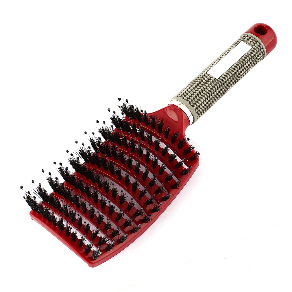 7 Color Women Hair Scalp Massage Comb Bristle Nylon Hairbrush Wet Curly Detangle Hair Brush for Salon Hairdressing Styling Tools