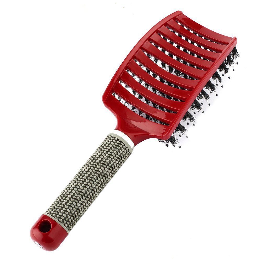 7 Color Women Hair Scalp Massage Comb Bristle Nylon Hairbrush Wet Curly Detangle Hair Brush for Salon Hairdressing Styling Tools