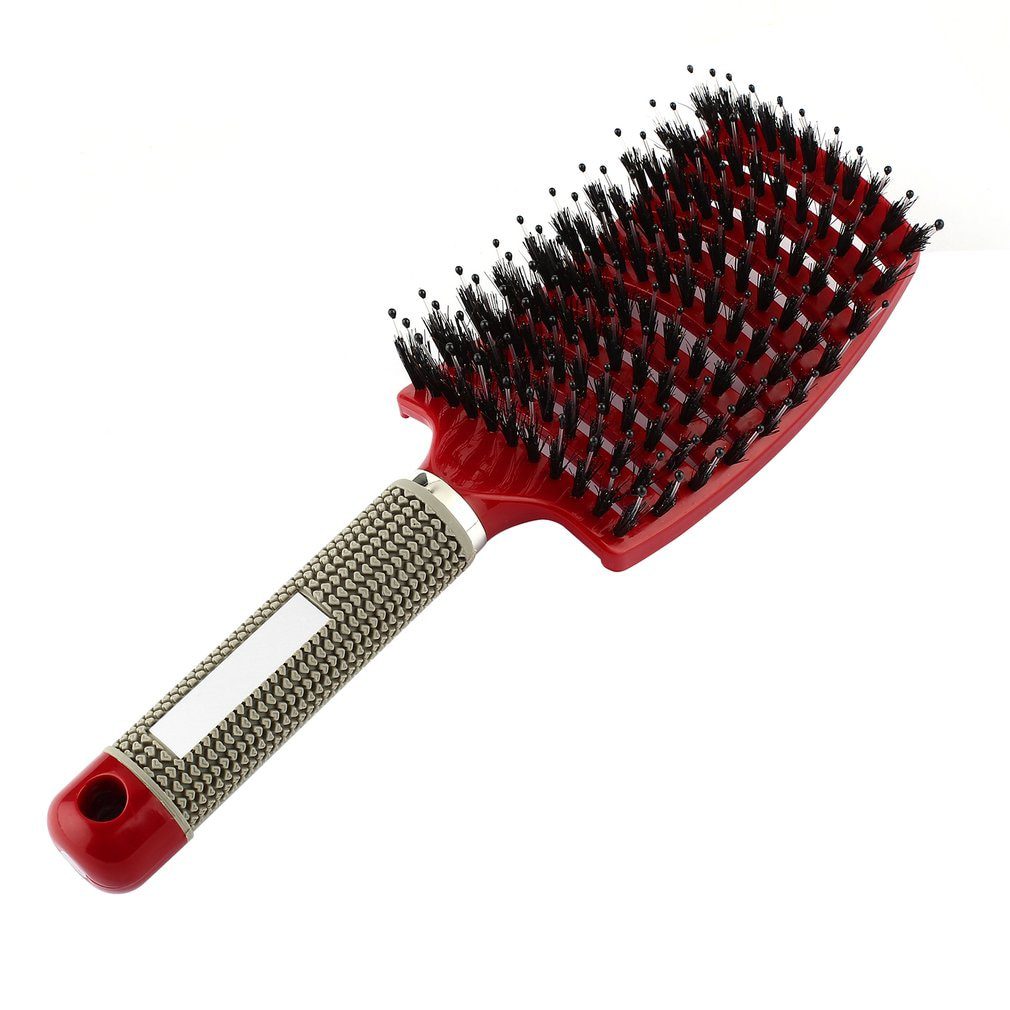 7 Color Women Hair Scalp Massage Comb Bristle Nylon Hairbrush Wet Curly Detangle Hair Brush for Salon Hairdressing Styling Tools