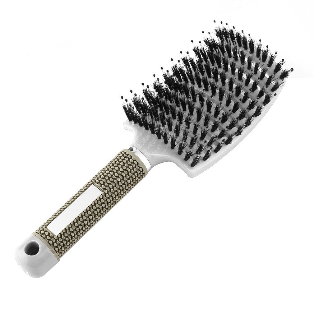 7 Color Women Hair Scalp Massage Comb Bristle Nylon Hairbrush Wet Curly Detangle Hair Brush for Salon Hairdressing Styling Tools