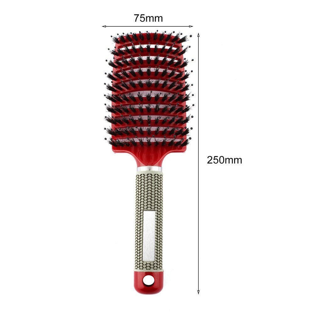 7 Color Women Hair Scalp Massage Comb Bristle Nylon Hairbrush Wet Curly Detangle Hair Brush for Salon Hairdressing Styling Tools