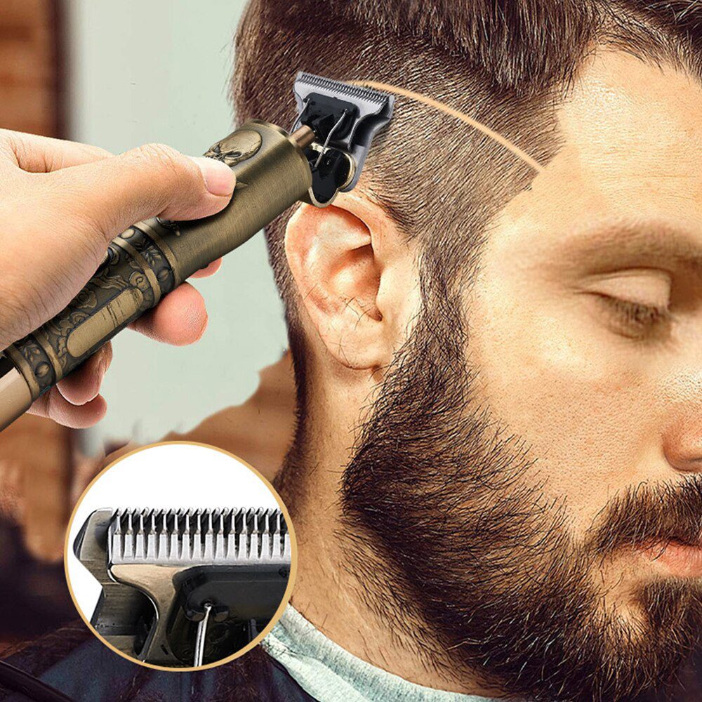 Professional Hair Clippers Barber Haircut Sculpture Cutter Rechargeable Razor Trimmer Adjustable Cordless Edge for Men