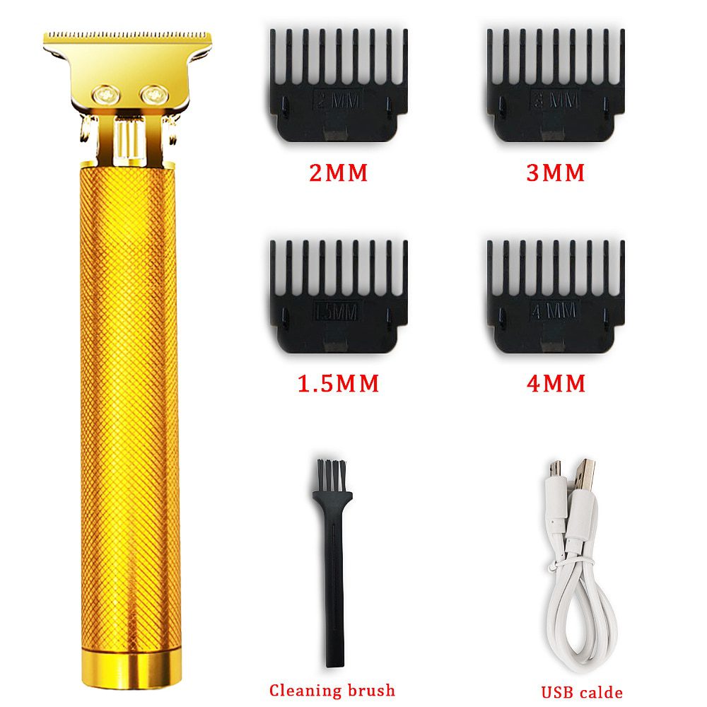 Professional Hair Clippers Barber Haircut Sculpture Cutter Rechargeable ...