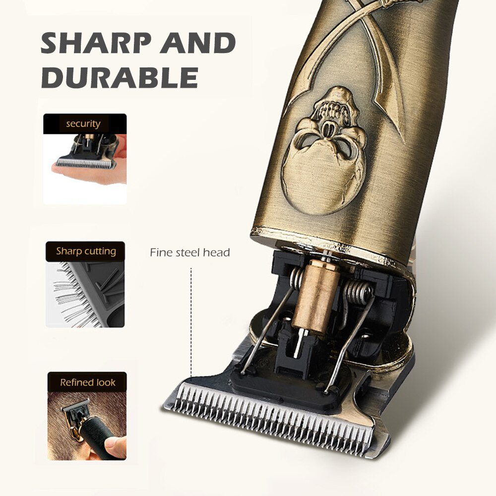 Professional Hair Clippers Barber Haircut Sculpture Cutter Rechargeable Razor Trimmer Adjustable Cordless Edge for Men