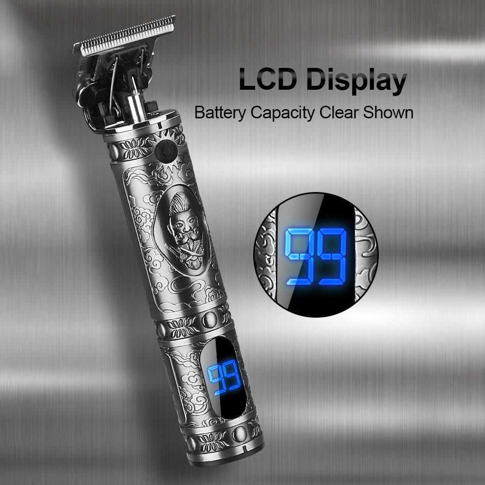 Professional Hair Clippers Barber Haircut Sculpture Cutter Rechargeable Razor Trimmer Adjustable Cordless Edge for Men
