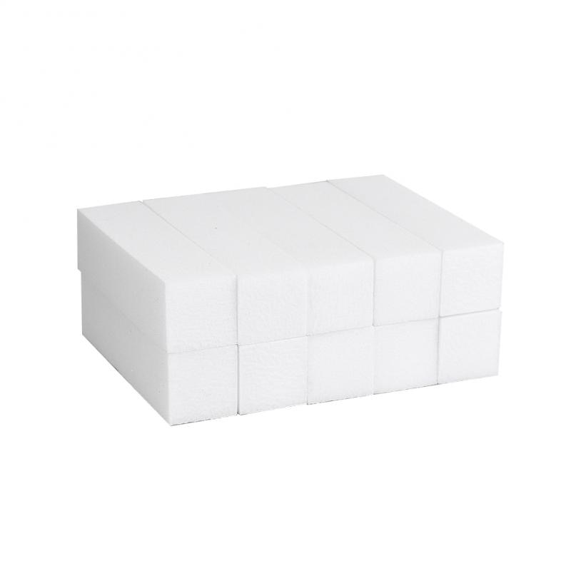 1/2/10pcs Durable Sponge Nail File White Sanding Buffer Block Acrylic Block Polish Pedicure Manicure Nail Art Tool