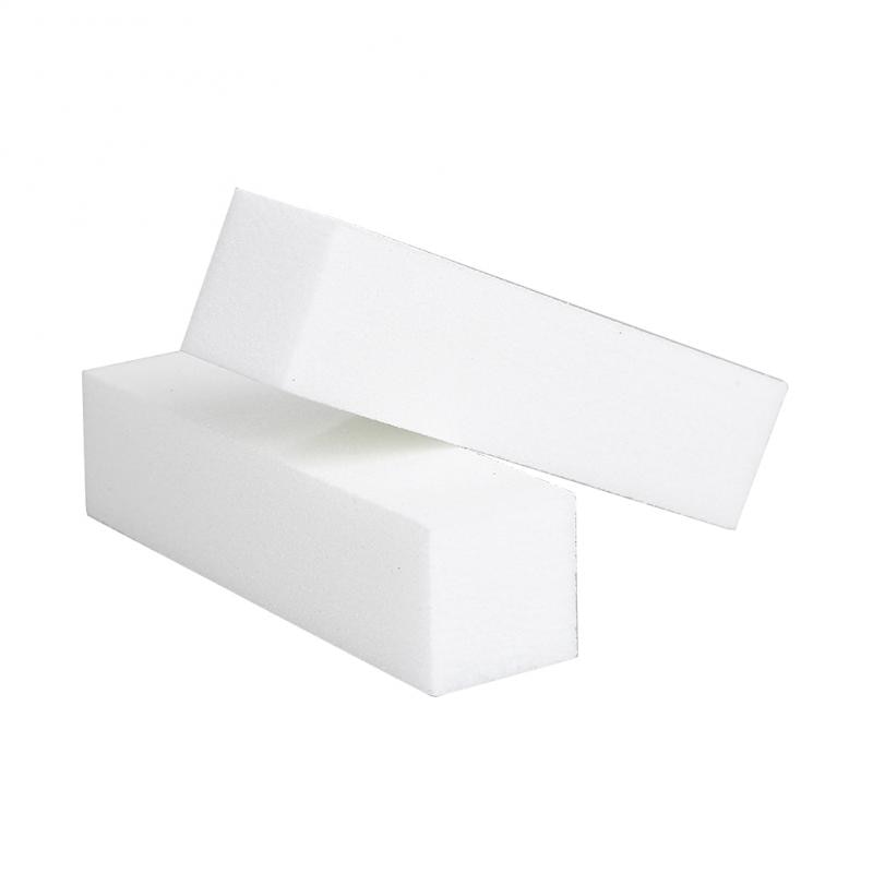 1/2/10pcs Durable Sponge Nail File White Sanding Buffer Block Acrylic Block Polish Pedicure Manicure Nail Art Tool