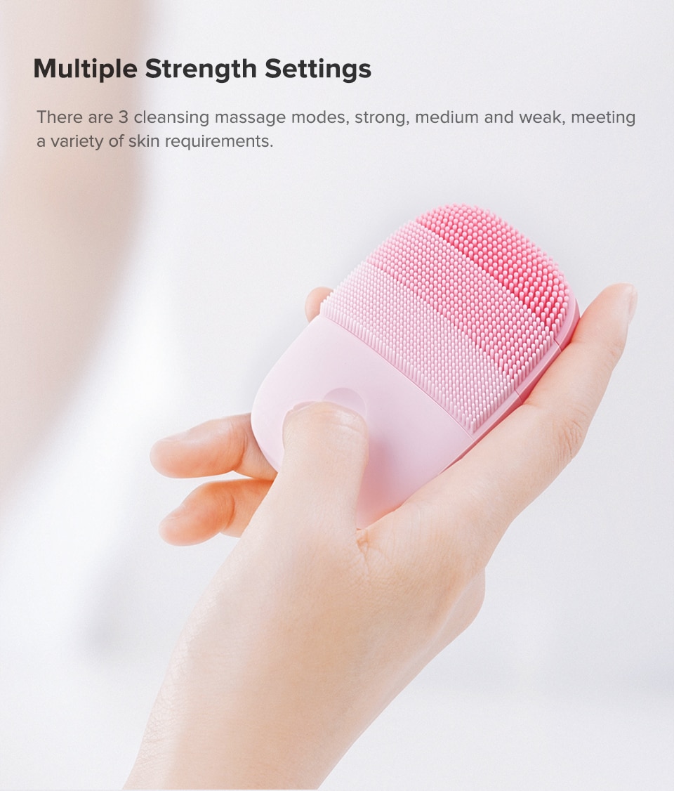 InFace Facial Cleansing Brush Face Skin Care Tools Waterproof Silicone Electric Sonic Cleanser Facial Beauty Massager