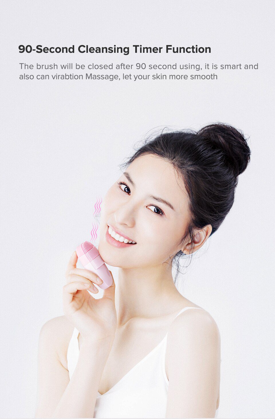 InFace Facial Cleansing Brush Face Skin Care Tools Waterproof Silicone Electric Sonic Cleanser Facial Beauty Massager