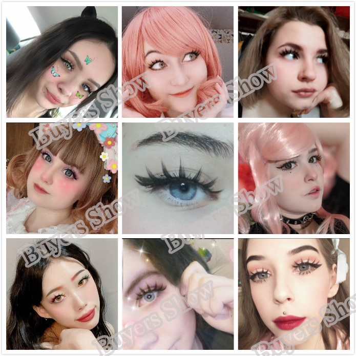 5 Pairs Women Japanese Serious Makeup False Eyelashes Long Thick Natural Beauty Eye Lash Extension DIY Cosmetic Fake Eyelashes