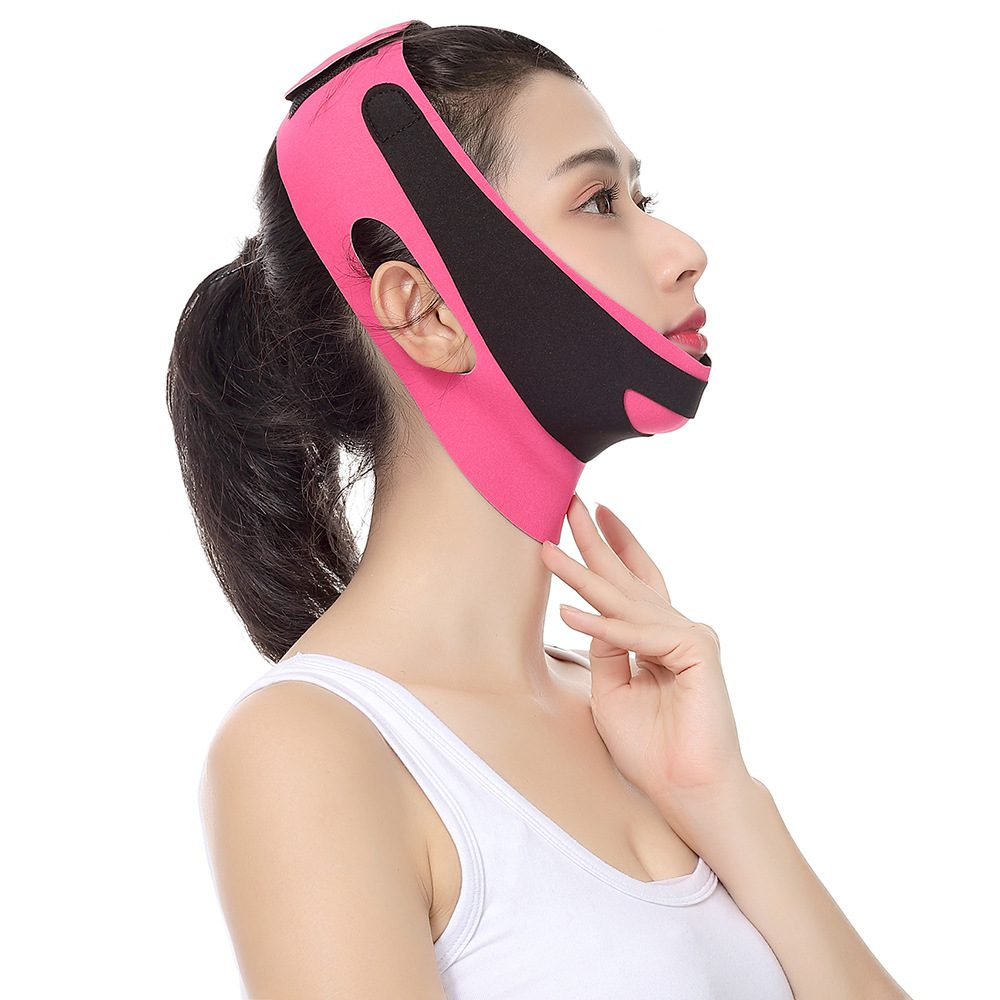 Elastic Face Slimming Bandage V Line Face Shaper Women Chin Cheek Lift Up Belt Facial Anti Wrinkle Strap Face Care Slim Tools