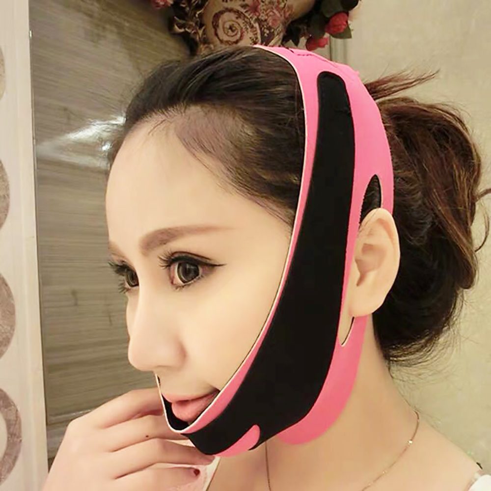 Elastic Face Slimming Bandage V Line Face Shaper Women Chin Cheek Lift Up Belt Facial Anti Wrinkle Strap Face Care Slim Tools