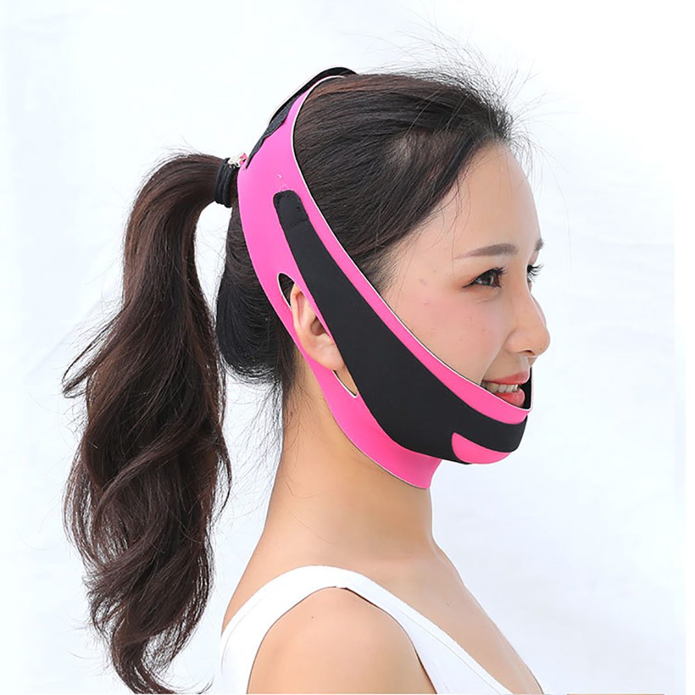 Elastic Face Slimming Bandage V Line Face Shaper Women Chin Cheek Lift Up Belt Facial Anti Wrinkle Strap Face Care Slim Tools