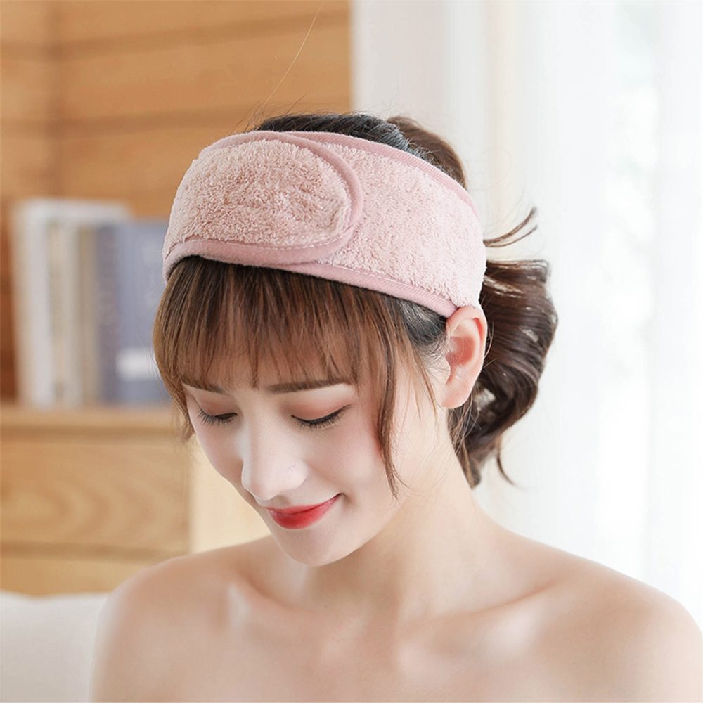 Adjustable Makeup Hair Bands Wash Face Hair Holder Soft Toweling Headbands Hairband Headwear for Women Girls Hair Accessories