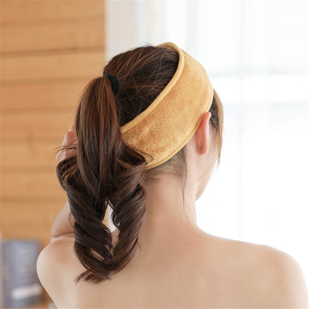 Adjustable Makeup Hair Bands Wash Face Hair Holder Soft Toweling Headbands Hairband Headwear for Women Girls Hair Accessories