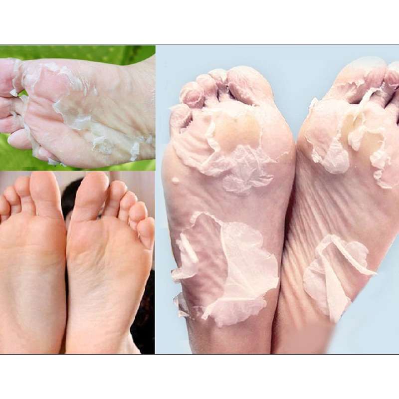 3pair=6 piece Exfoliating Foot Mask Foot Patch Magic Skin Peeling Dead Skin Feet Mask Socks Sosu Socks for Pedicure Socks Cream