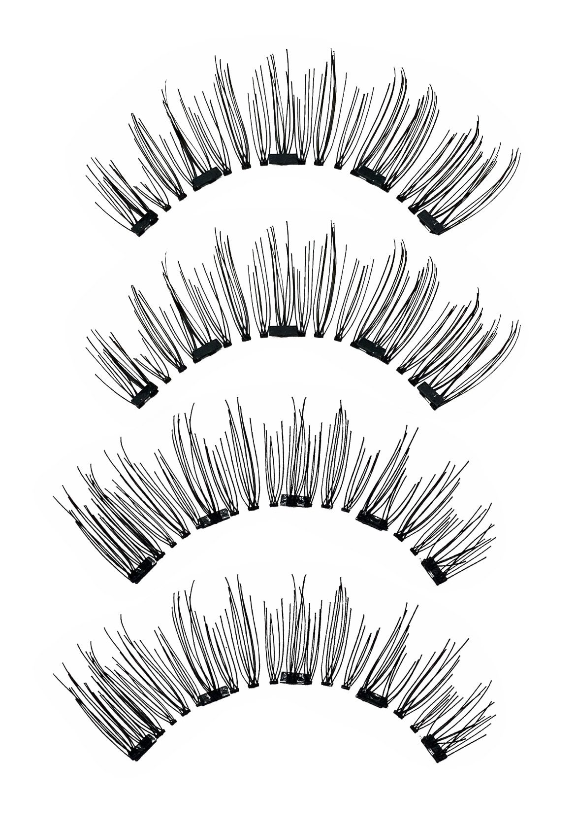 MB Magnetic Eyelashes with 5 Magnets Handmade Reusable 3D Mink False Eyelashes for Makeup faux cils magnetique naturel Tweezers