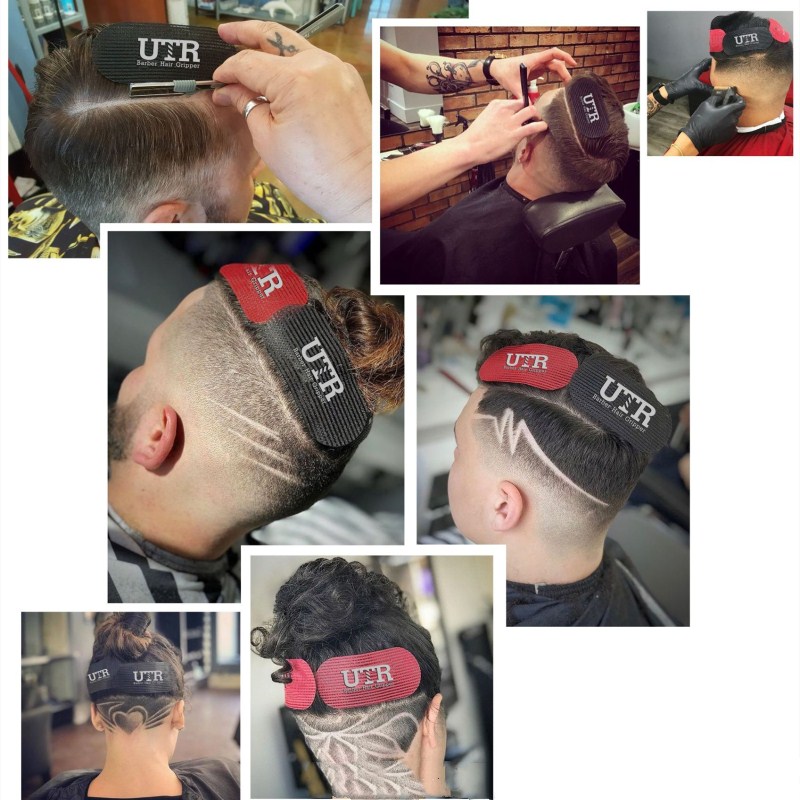 2Pcs/Set Barber Hair Gripper Hair Sticker Tape Hair Holder Hairpin Hair Styling Tools Barber Accessories Salon Hairdressing Tool