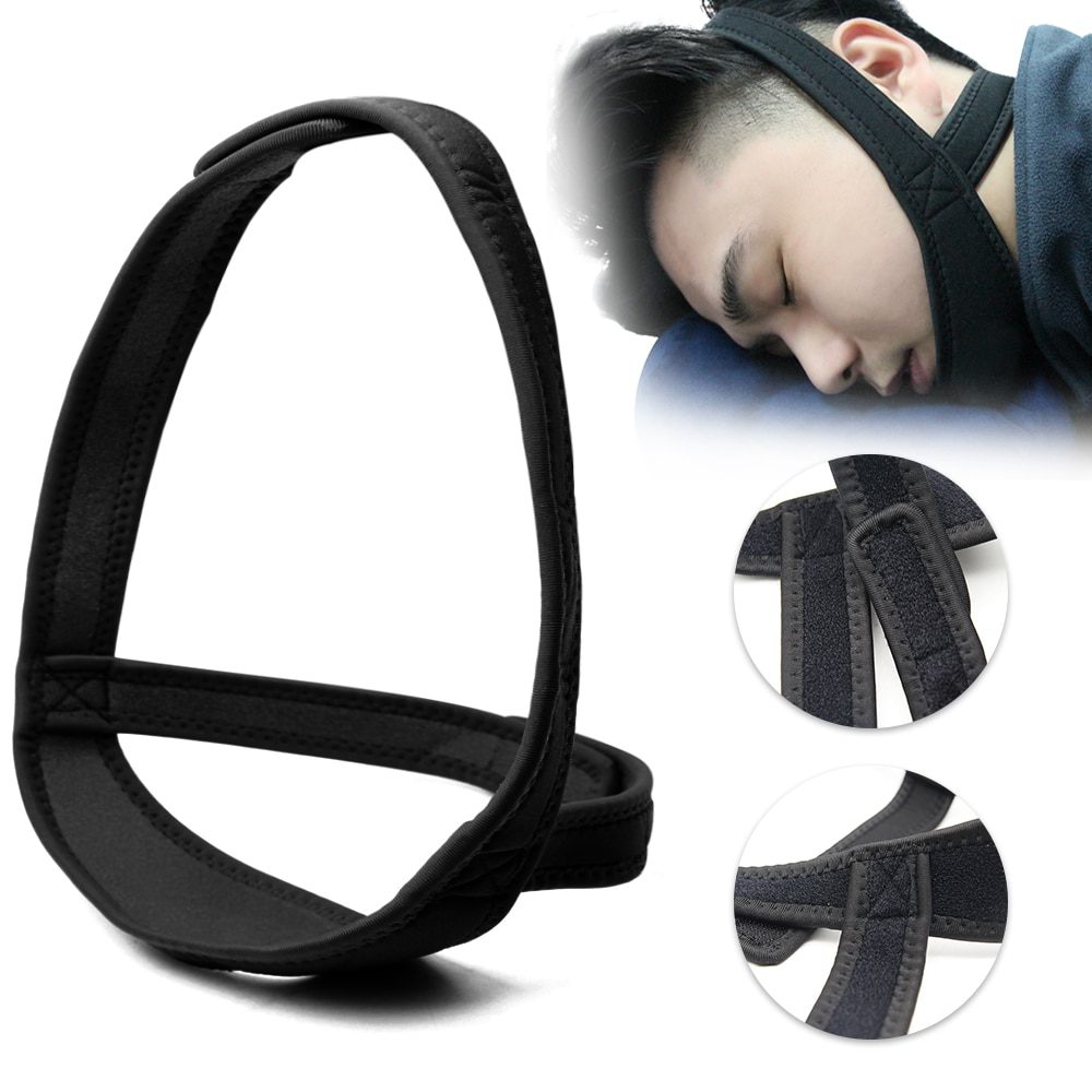 New Neoprene Anti Snore Stop Snoring Chin Strap Belt Anti Apnea Jaw Solution Sleep Support Apnea Belt Sleeping Care Tools