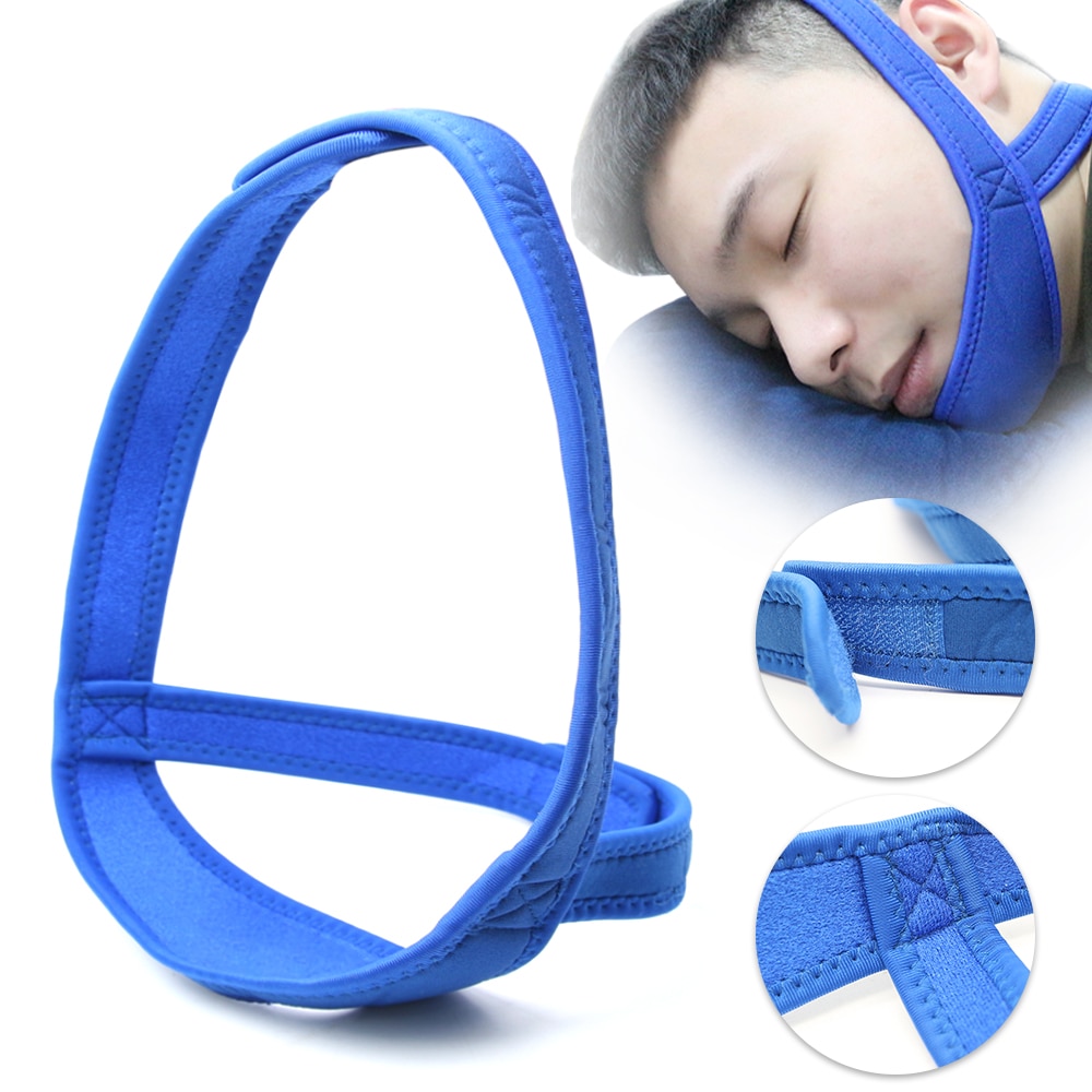 New Neoprene Anti Snore Stop Snoring Chin Strap Belt Anti Apnea Jaw Solution Sleep Support Apnea Belt Sleeping Care Tools